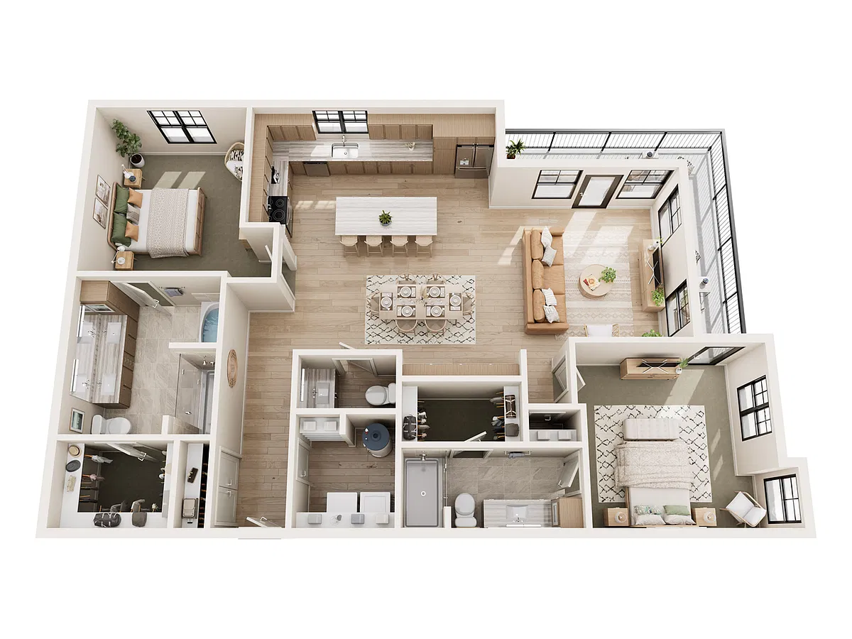 Floor plan D1