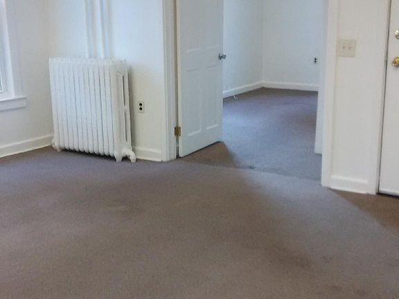 Looking from living area into the bedroom