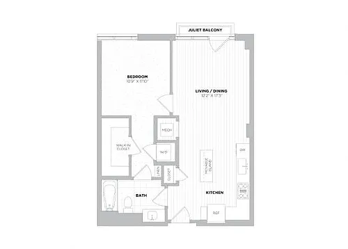 Floor plan Dylan 1A.8