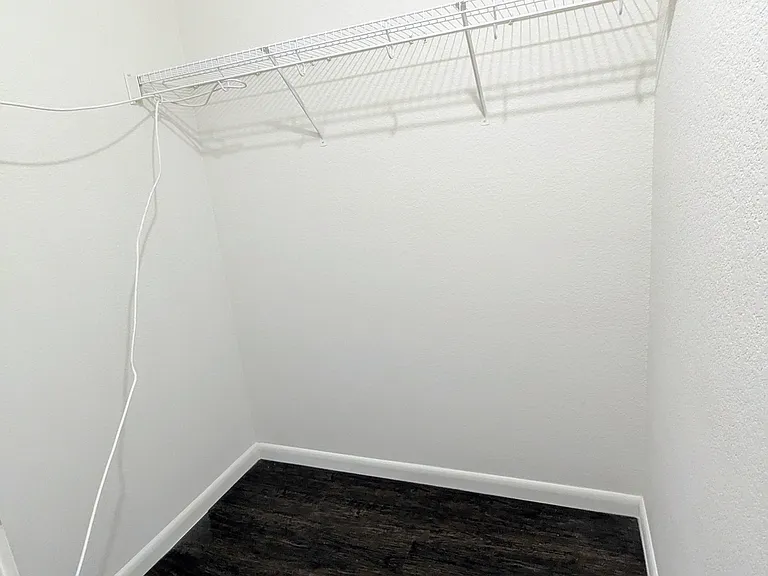 Room facing north closet