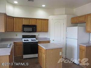 Lots of cabinets and island