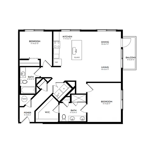 Floor plan B4