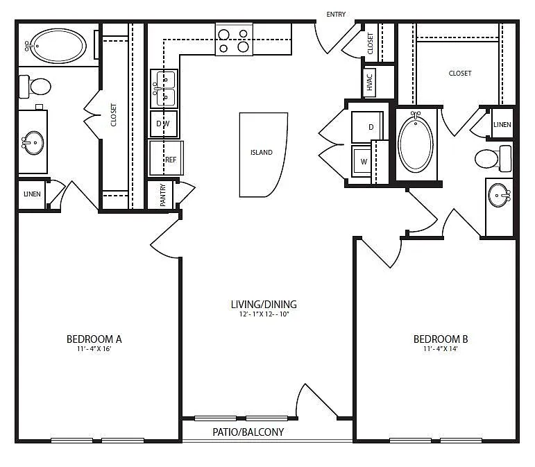 Floor plan B2-3