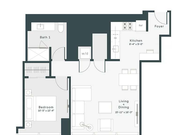 O7 floor plan 1400 Wabash