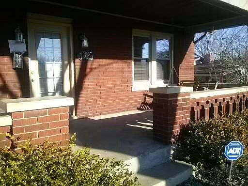 Large front porch for relaxing. 