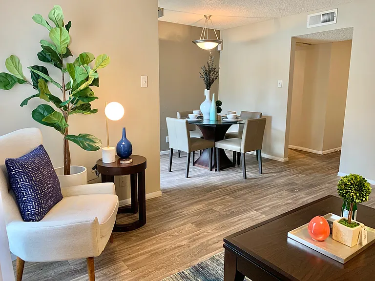 dining room from livingroom view