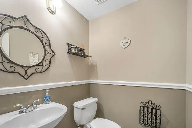 Half bath downstairs
