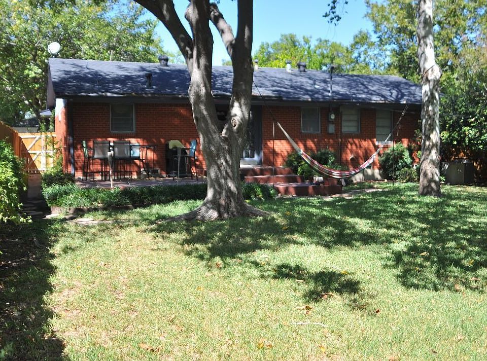 backyard with deck