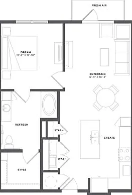 A4-HC Floor Plan A4-HC Floor Plan