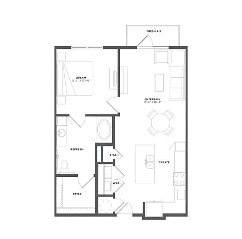 Floor plan A4-HC