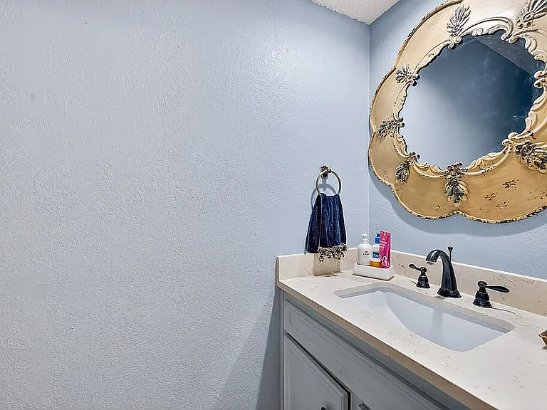 half bath access from laundry room