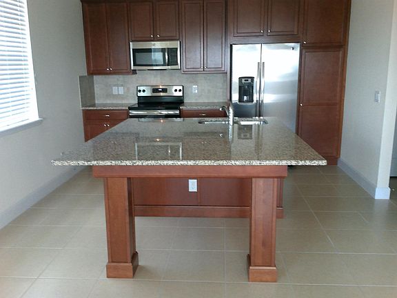 view of extended granite countertop