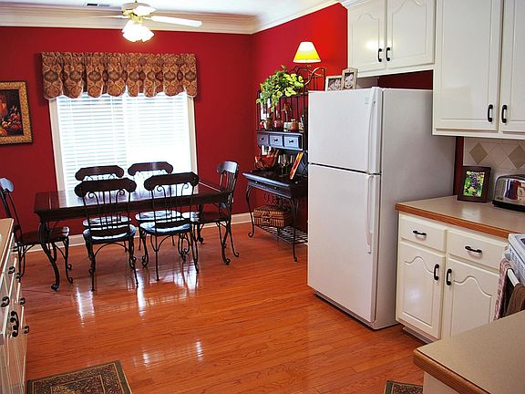 Gleaming Hardwood Floors in Kitchen 