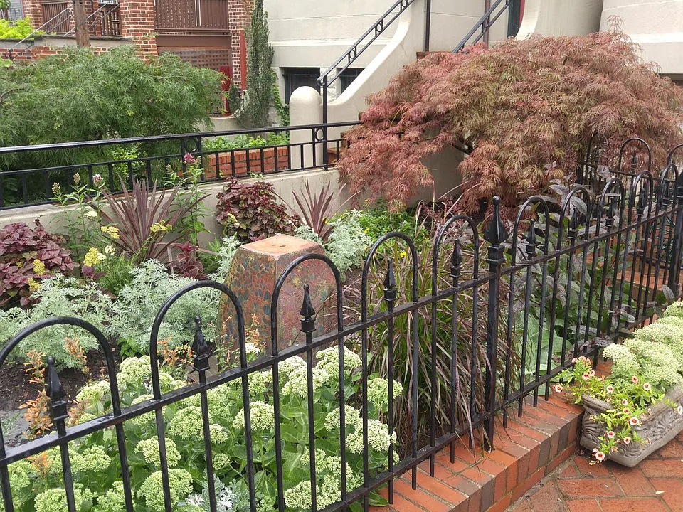Professionally designed garden.