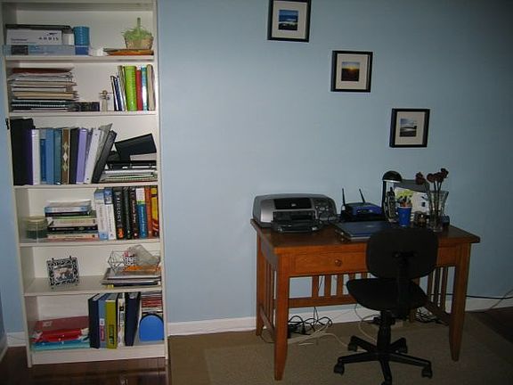 Dining Area is large enough to accomodate an office area