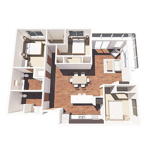 Floor plan C1