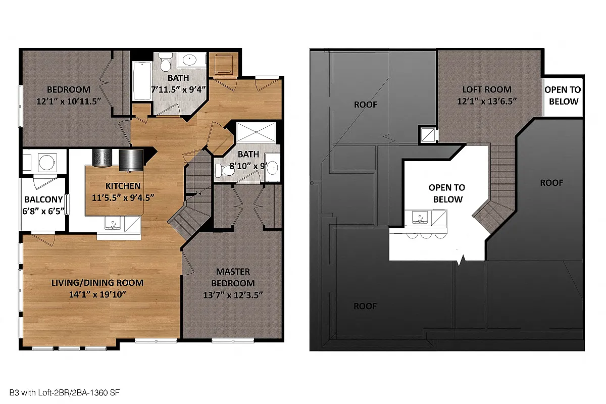 Floor plan B3 Loft