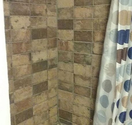 Downstairs bath room shower