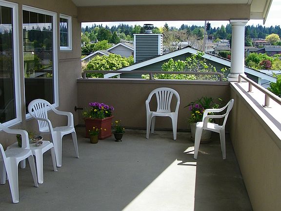 Large deck with views