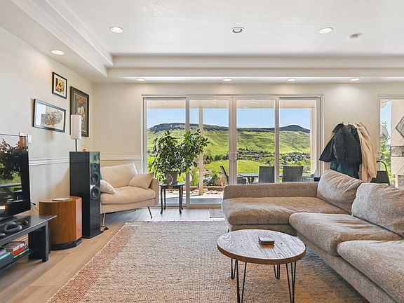 Great room plan. Oversized sliders to maximize views of the Table Mountains and downtown Golden.