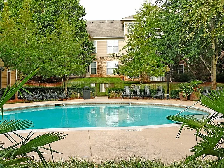 Lounge in luxury by our private apartment pool