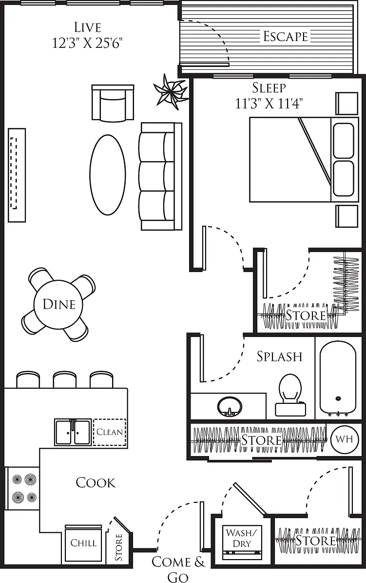 Floor plan A10E