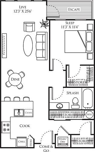 Floor plan A10E
