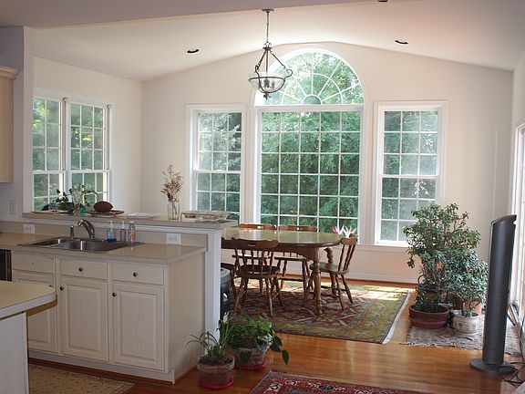 Breakfast nook with view
