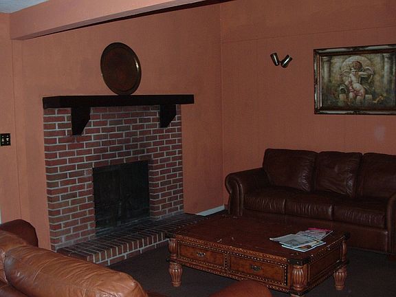 living room fireplace