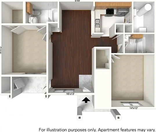 2 Bed 2 Bath 2 Bed 2 Bath