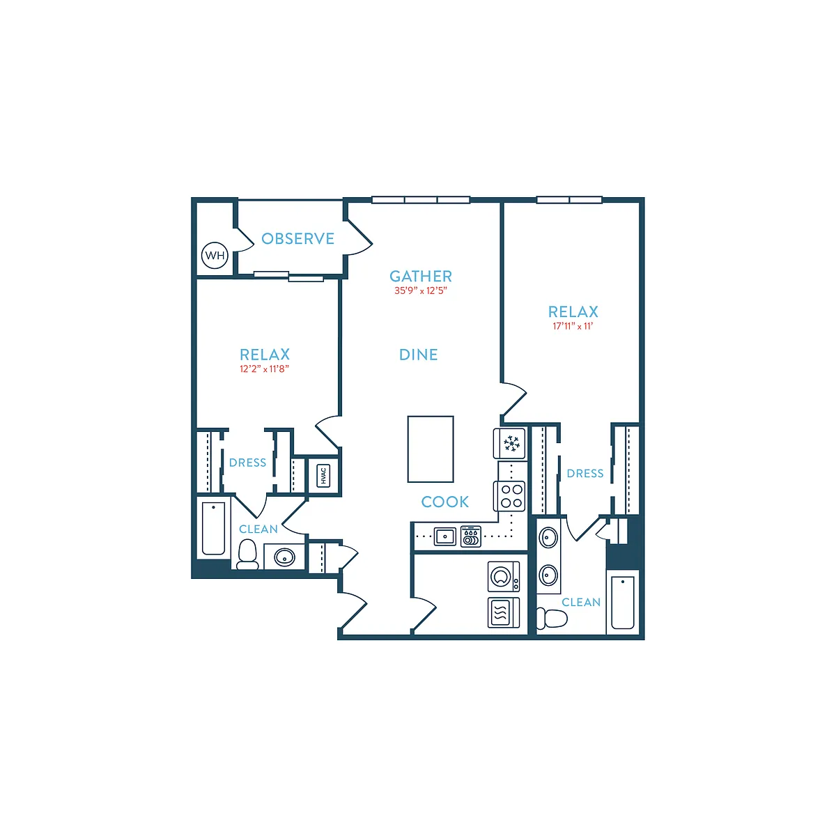 Floor plan Tea House B13