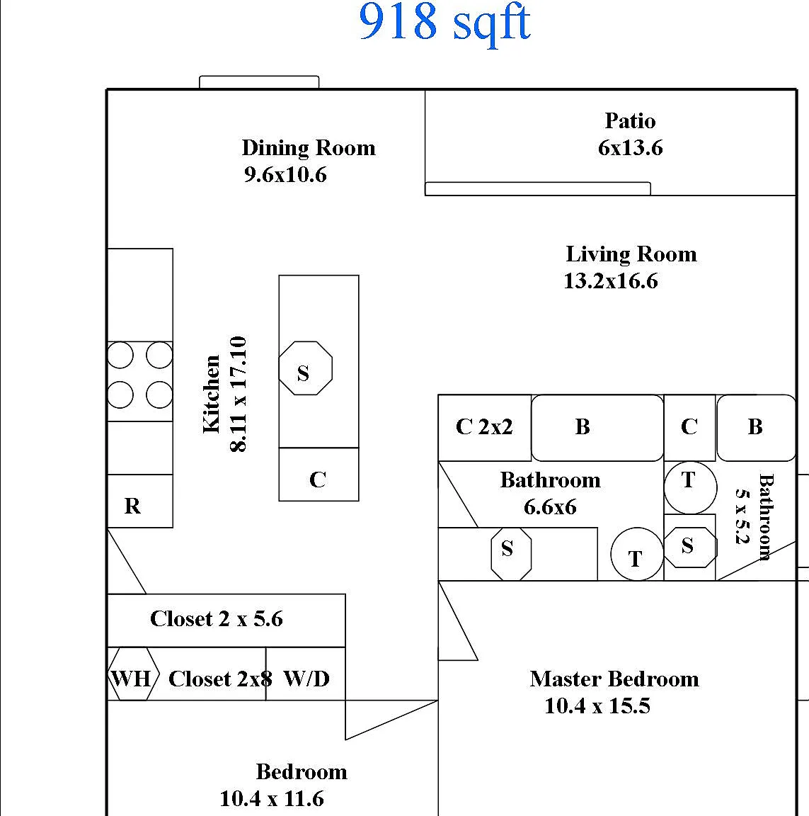 2 bed, 918 sqft, $1,460 — Photo 4
