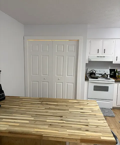 Large Butcher Block island.