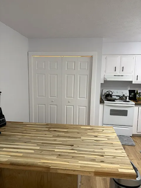 Large Butcher Block island.