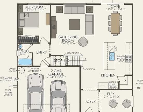 First Floor 5 br 3 ba