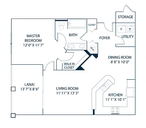 Floor plan Charleston - Harmony
