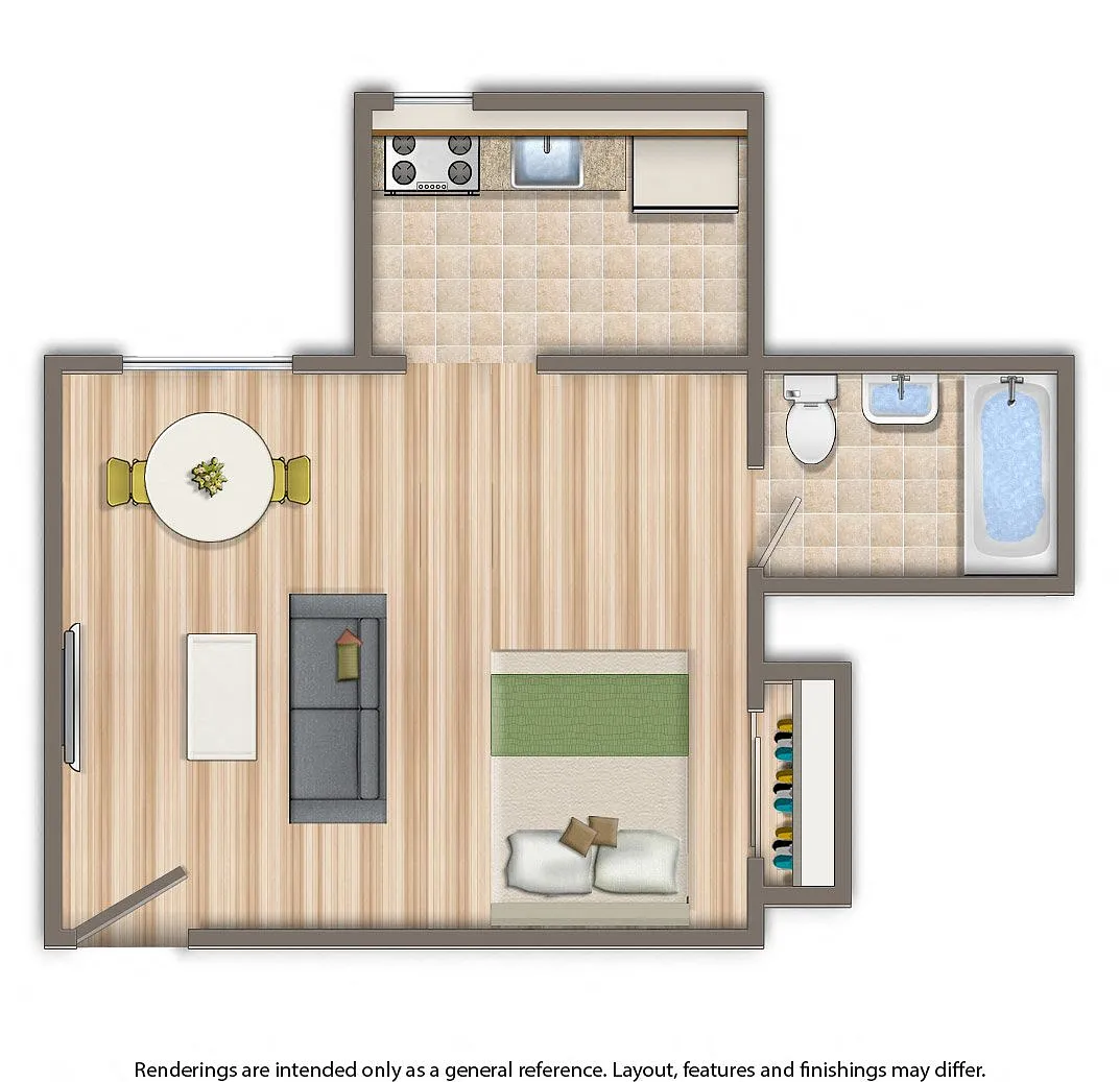 Floor plan Studio C
