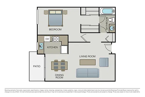 Floor plan Plan 1A