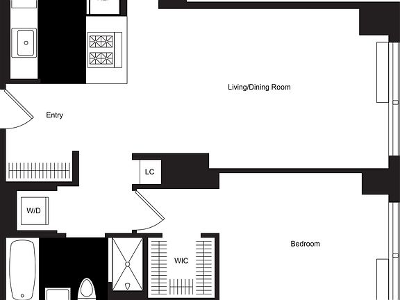 2nd image of 450 W 42nd St APT 40J