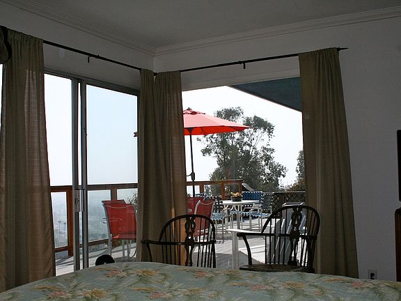 View from master bedroom