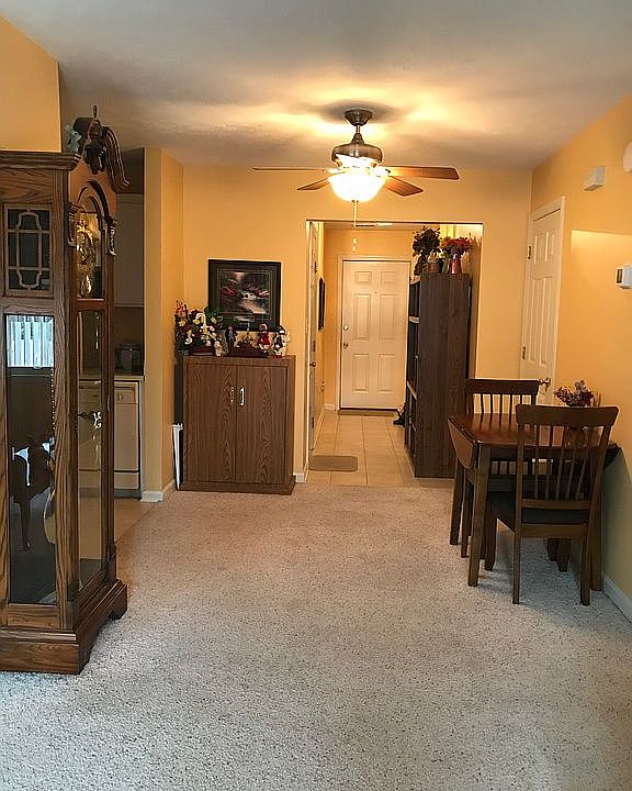Front entry and hall
