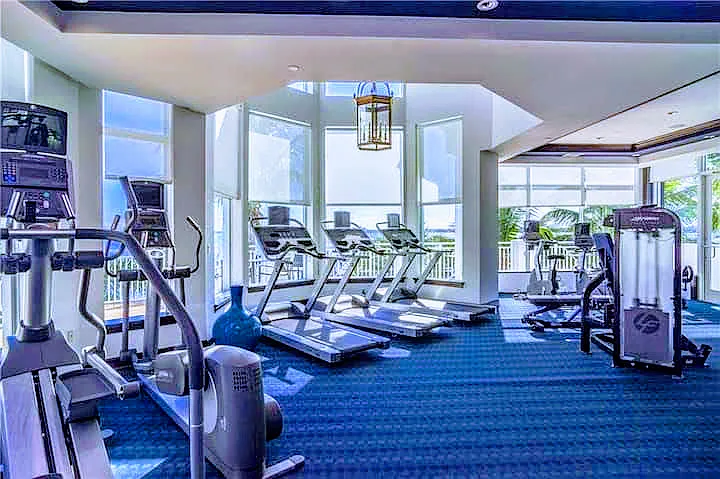 Fitness Room in Yacht club
