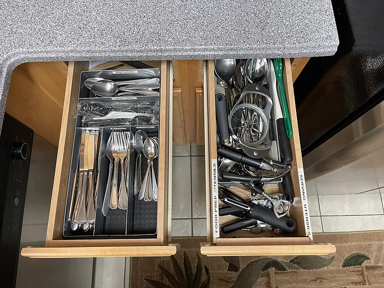 Silverware and Prep Utensils