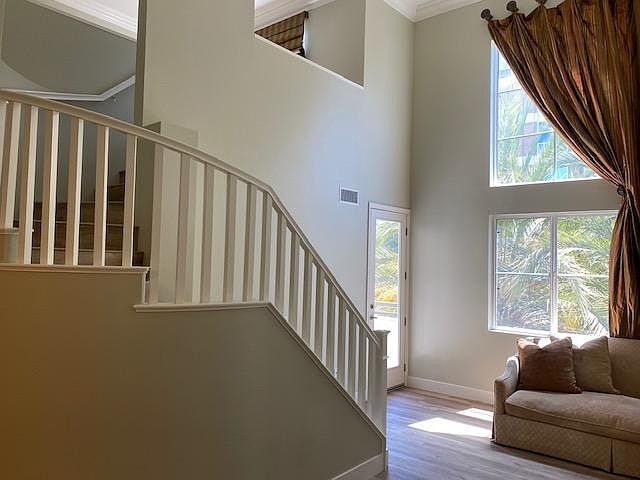 Living room staircase