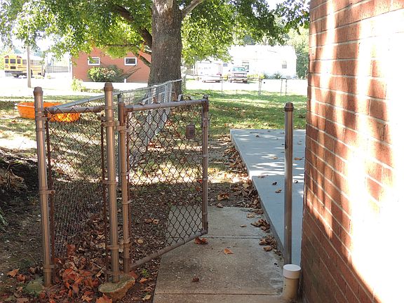 Large fenced in back yard