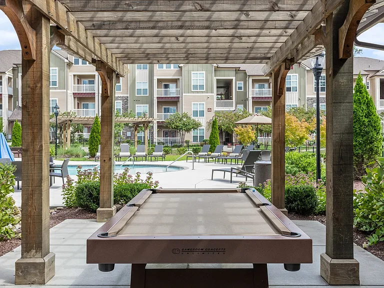 Outdoor Pavilion and Pool Table