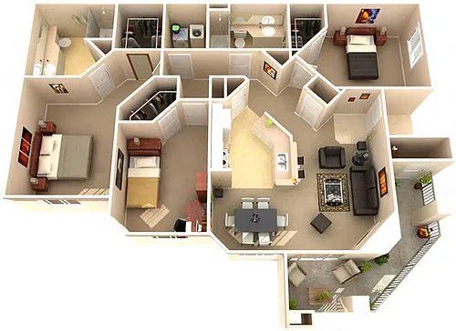 Floor plan Hickory