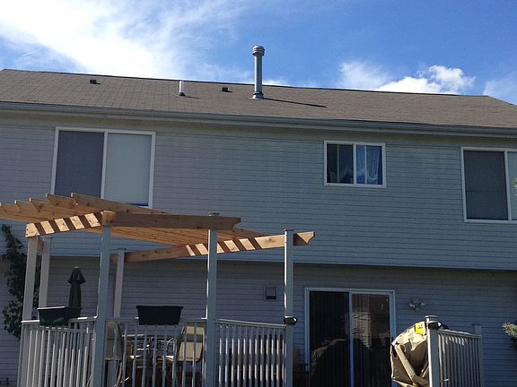Pergola on deck