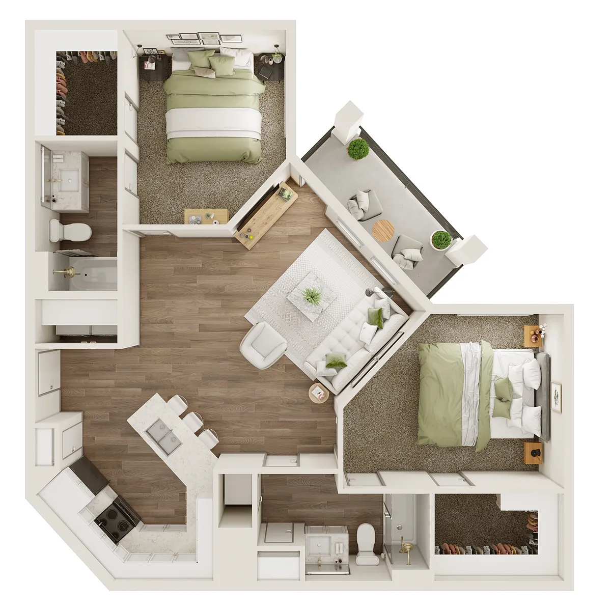 Floor plan Radiant