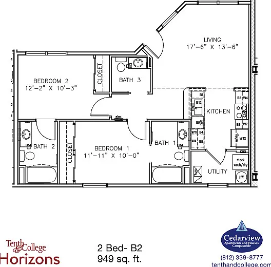 Tenth & College Horizons Apartments — Photo 43